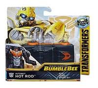 Coffret transformers bumblebee : voiture autobot hot rod - set robot transformable et 1 carte offerte - nouveaute