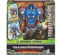 Coffret Transformers Rise Of Beasts : Optimus Primal 22.5 cm - Set Robot Transformable en Gorille et 1 Carte offerte - Nouveaute