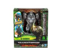 Coffret Transformers Rise Of Beasts : Rhinox 22.5 cm - Set Robot Transformable en Rhinoceros et 1 Carte offerte - Nouveaute