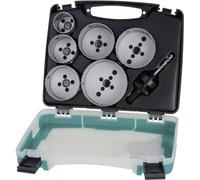 Coffret trépans \ Electricité\ Wolfcraft 5423000 40 mm, 54 mm, 65 mm, 68 mm, 74 mm, 86 mm 8 pièces 1 set