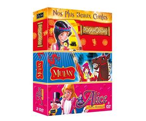 Coffret tri pack, vol. 1 : pocahontas ; mulan ; alice au pays des merveilles