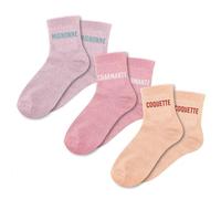 Coffret trio chaussettes modèle Mignonne - charmante - coquette.