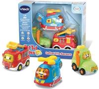 Coffret Trio Secours - VTECH - Tut Tut Bolides - Camion de pompiers, tracteur et hélico - 1 a 5 ans
