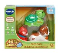 Coffret Trio Tut Tut Animo VTECH - Animaux Domestiques - 3 animaux parlants et roulants - Mixte - De 1 a 5 ans