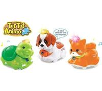 Coffret Trio Tut Tut Animo VTECH - Animaux Domestiques - 3 animaux parlants et roulants - Mixte - De 1 a 5 ans