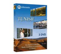 coffret Tunisie 3 documentaires : de Djerba à Tabarka ; Tunis, tradition et modernisme ; le désert