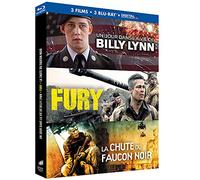 Coffret : Un Jour Dans La Vie De Billy Lynn + Fury + La Chute Du Faucon Noir - Blu-Ray + Copie Digitale