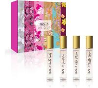 Coffret Unique Parfums Féminins De Qualité Supérieure, Vanilla Candy, Sweet Pea, White Blossom, Truffle Cream Eau Toilettes, Parfum De Voyage Pour Filles (4 X 14ml)