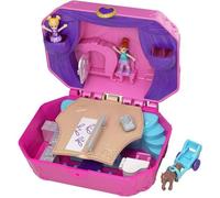Coffret Univers La Boîte à Musique - POLLY POCKET - 2 micro-poupées - 5 surprises - Rose