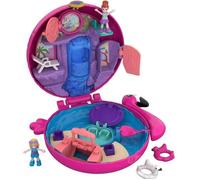 Coffret Univers La Piscine du Flamant Rose - POLLY POCKET - Mini-figurine - Extérieur - 4 ans et plus