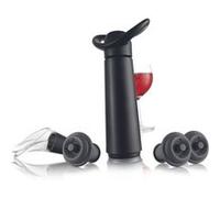 Coffret Cadeau Pompe à Vin Vacuvin Wine Saver Concerto Black (5 Pièces)