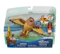 Coffret vaiana : Personnage vaiana + Maui en Aigle Le Demi-Dieu - Set Figurines Collector avec 1 Carte - nouveauté