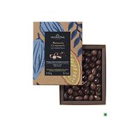 Coffret VALRHONA amandes et noisettes enrobées de chocolat noir et lait - 230g