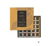 Coffret VALRHONA Les initiés 50 carrés de chocolats noir et lait