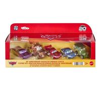 Mattel Disney et Pixar Cars Coffret 5 véhicules 20e Anniversaire | 5 personnages préférés : Flash McQueen, Martin, Sally, Ramone, Sergent, JMJ85
