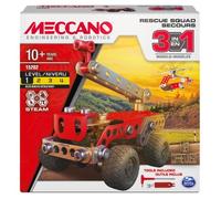 Coffret Véhicules de Secours Meccano - 3 Modèles - 87 Pièces