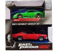 Coffret véhicules Fast and Furious 1 32 Porsche Chevelle