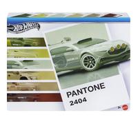 Hot Wheels - Coffret Pantone JNK94 - Voitures et van en métal moulé à l'échelle 1/64