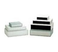 Coffret - Velleman - étanche en ABS 140x110x35, gris clair, plaques arrières noires G