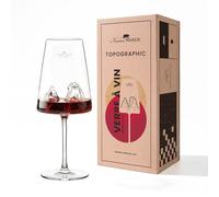 Coffret verre à vin topographic grand canyon