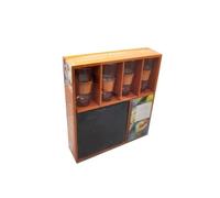 Coffret Verrines Et Ardoises Faites Maison - Avec 8 Verrines Et 4 Ardoises De Présentation