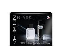 Coffret VERSION Black - Parfums ULRIC DE VARENS - Jacques Saint Prés - Contient : 1 Eau de Toilette 100 ml - 1 Déodorant 200 ml