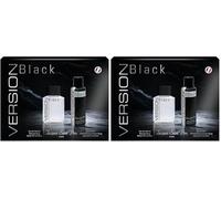 Coffret VERSION Black - Parfums ULRIC DE VARENS - Jacques Saint Prés - Contient : 1 Eau de Toilette 100 ml - 1 Déodorant 200 ml (Lot de 2)