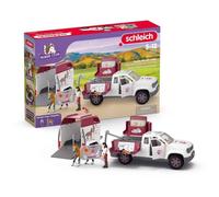 schleich 42704 Vétérinaire mobile avec van, dès 5 ans, HORSE CLUB - coffret, 90 pièces