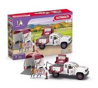 Coffret Vétérinaire mobile avec remorque, SCHLEICH 42704 Horse Club Multicolore G