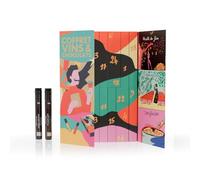 Coffret Vin et Chocolat Cuvée Privée - 12 Mini Bouteilles de Vins Français (6cl) et 12 Chocolats Artisanaux - Cadeau Gourmand et Raffiné Made in France