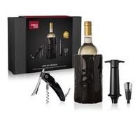 Coffret vin premium 4 accessoires Vacu Vin 3890460 noir G