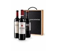 Coffret Vins Premium Rioja et Ribera del Duero avec Caisse en Bois - Amaren Selección de Viñedos, Luis Cañas Crianza et Cair Cuvée - Coffret- MYSECRETWINE-