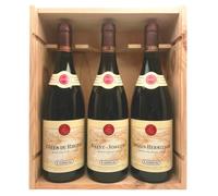 Coffret Vins Rouges GUIGAL Vallée du Rhône - 1 Côtes du Rhône 2022 + 1 Saint-Joseph 2021 + 1 Crozes-Hermitage 2021 !