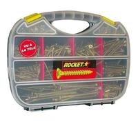 Coffret - vis - lot de 600 - Rocket - acier bichromaté