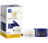 Coffret Visage Q10 Power (1x1pce),Soins Visage Anti-Rides,Routine Crème Hydratante Visage Booster De Collagène,Crème Jour Fps15 + Crème Nuit Raffermissante Q10 Pur&acide Hyaluronique (2x50ml)