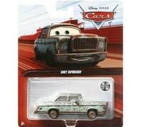 Coffret voiture cars : andy vaporlock - set véhicule miniature disney brune et 1 carte offerte