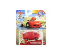 Coffret Voiture Cars change de couleur Flash Mcqueen des cavernes - Set Véhicule Miniature On the Road + 1 Carte