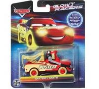 Coffret voiture cars dépanneuse martin - set véhicule miniature verte et violet + 1 carte tigre