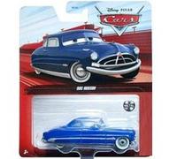 Coffret voiture cars : doc hudson - set véhicule miniature bleue + 1 carte offerte - pour disney