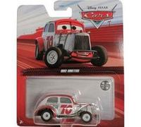 Coffret voiture cars : duke coulters - set véhicule miniature blanche et rouge + 1 carte offerte - pour disney