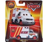 Coffret voiture cars voiture ambulance morgan martins - set véhicule miniature + 1 carte tigre