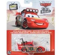 Coffret voiture cars voiture flash mcqueen chercheur de créature fantastiques - set véhicule miniature + 1 carte tigre