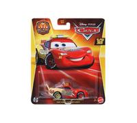 Coffret Voiture Cars Voiture Flash Mcqueen Race and Rescue - Set Véhicule Miniature + 1 Carte tigre