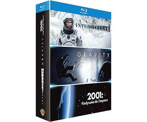 Coffret Voyage dans l'Espace : Interstellar + Gravity + 2001, L'odyssée de l'Espace - Coffret Blu-Ray