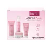 LUXEOL - Coffret Routine Boucles Voyage - Nourît, Définit & Gaine | Sublime Les Boucles - Limite les Frisottis - Parfum Gourmand - Shampooing en 75ml + Masque, Crème De Soin et Gelée en 50ml