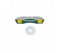 Coffret w 56 rondelle plate extra large type ll acier zingué blanc - 595 pc