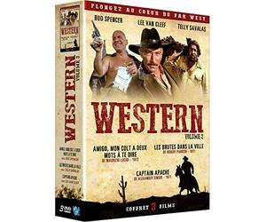 Coffret Westeren : Amigo... Mon colt a deux mots à te dire + Les brutes dans la ville + Captain Apache [Pack]