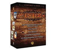 Coffret Western - La Conquête De L'ouest + Pale Rider + Rio Bravo + La Horde Sauvage + La Prisonnière Du Désert - Pack