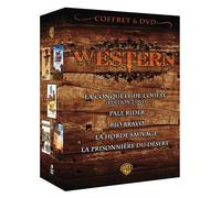 Coffret Western - La Conquête De L'ouest + Pale Rider + Rio Bravo + La Horde Sauvage + La Prisonnière Du Désert - Pack