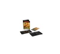 Coffret XA800212 : 2 plaques à croque triangle Snack Collection + 1 livret de 4 recettes